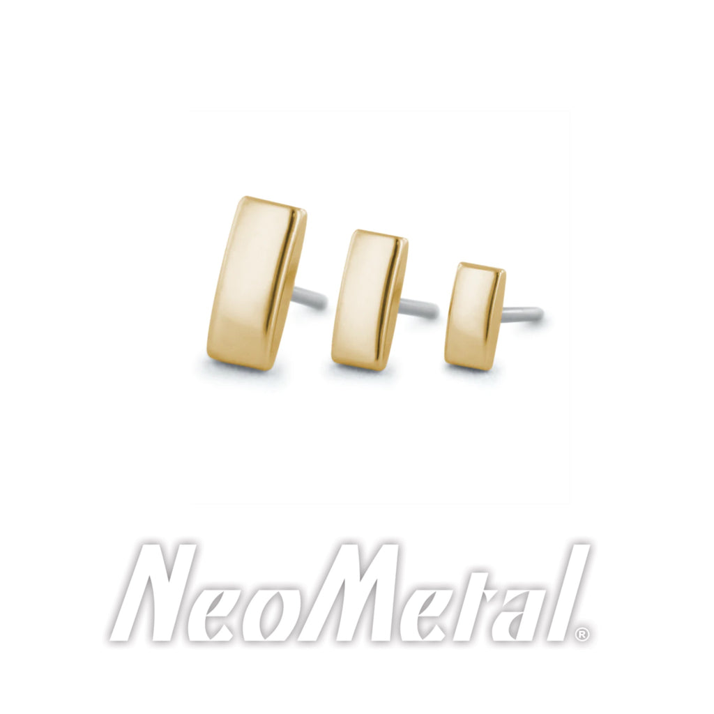 NeoMetal Threadless Gold Bar End