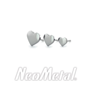 NeoMetal Threadless Titanium Heart End
